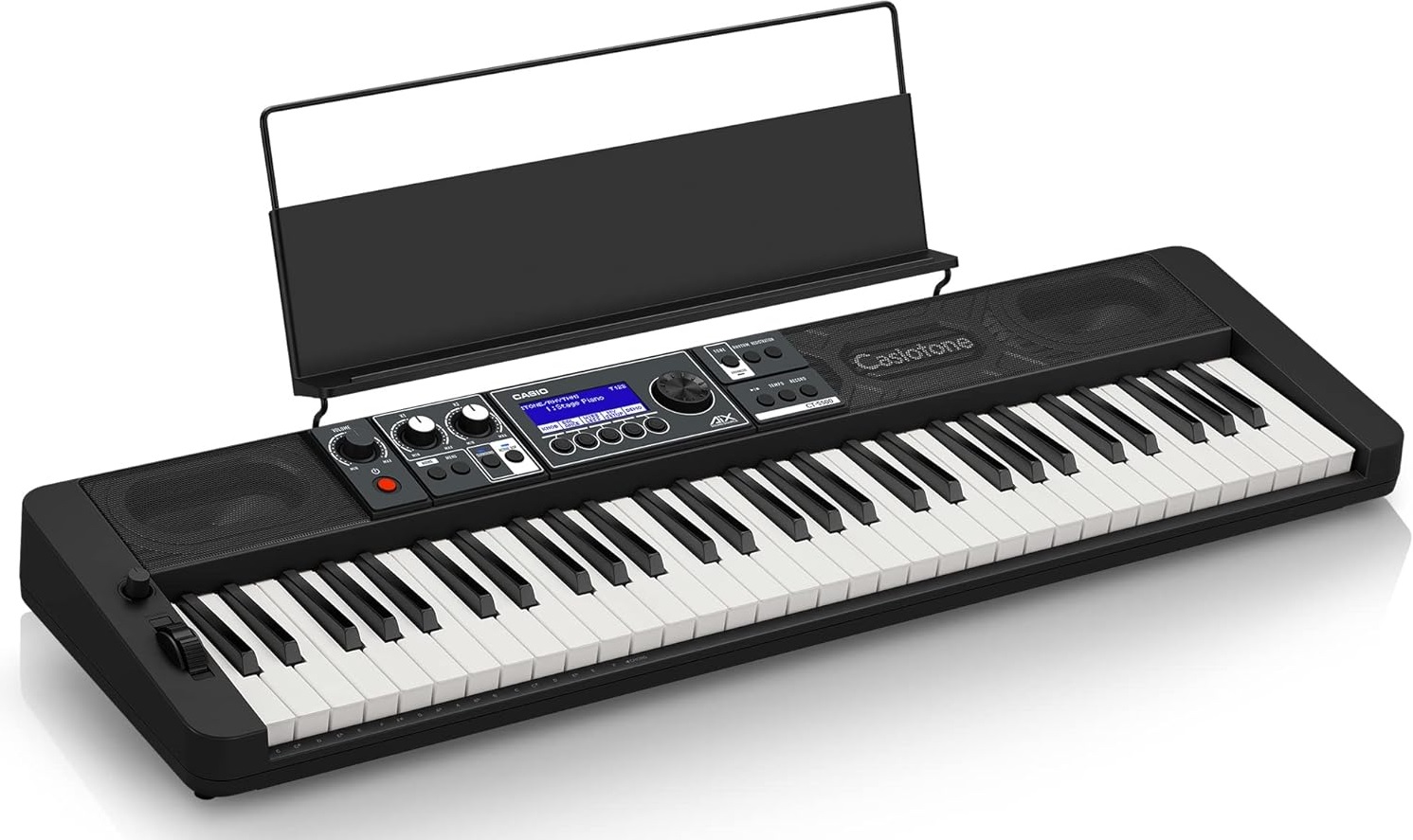 Piano Casio versátil para las presentaciones en vivo.